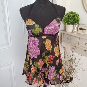 SEED summer babydoll silk top